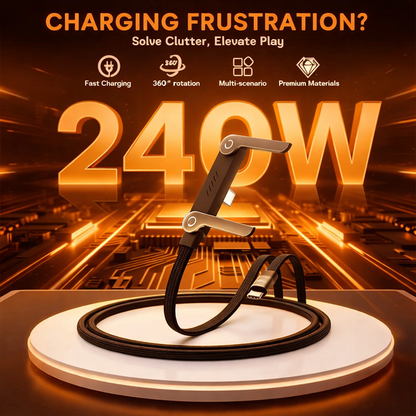ChargeStand 2-in-1 USB-C Fast Charging Cable With Invisible Phone Stand
