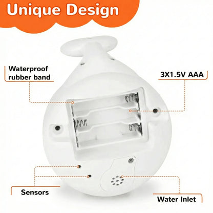 Light-Up Water-Activated Whale Bath Toy for Toddlers
