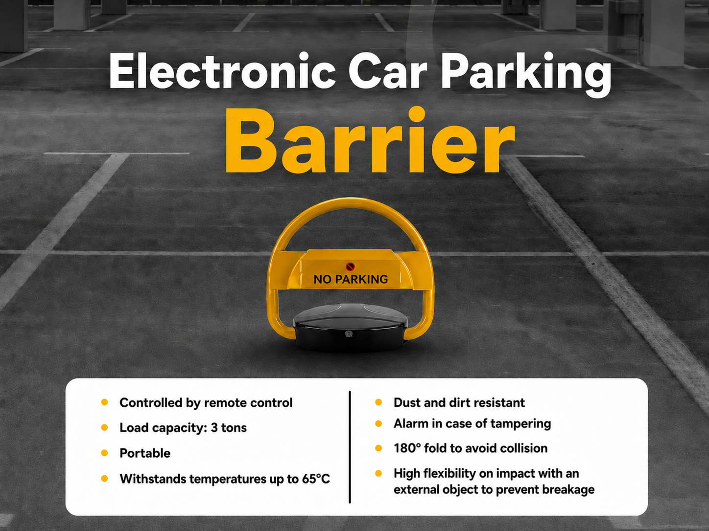 Electronic parking barrier features and benefits