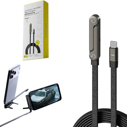 ChargeStand 2-in-1 USB-C Fast Charging Cable With Invisible Phone Stand